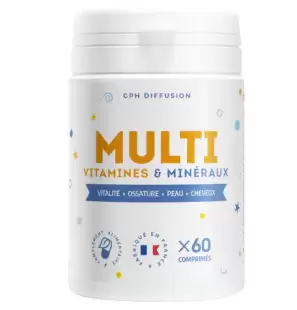 GPH DIFFUSION Multi-vitamines & Minéraux 500 mg | 60 comprimés