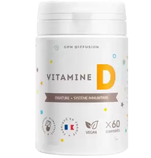 GPH DIFFUSION Vitamine D 5ug l 60 comprimés