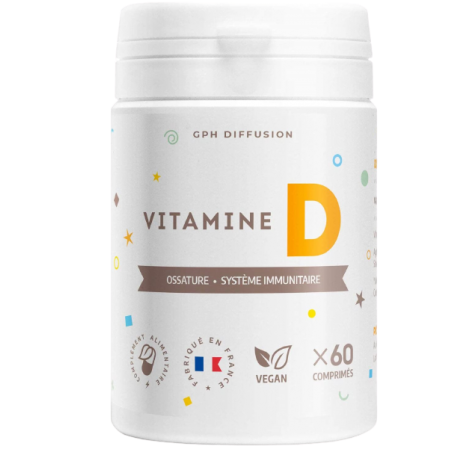 GPH DIFFUSION Vitamine D 5ug l 60 comprimés