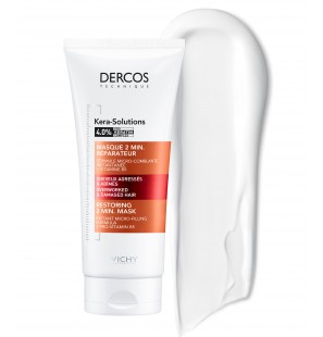 Vichy Dercos Kera-Solutions Masque 2min. Réparateur Cheveux Secs et Abîmés | 200ml