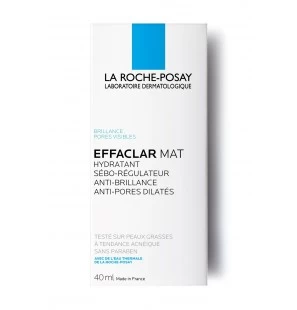La Roche-Posay Effaclar Mat Hydratant Sébo-Régulateur Peau Grasse et Sensible | 40ml