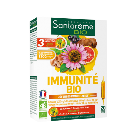 SANTAROME Immunité BIO | 20 ampoules