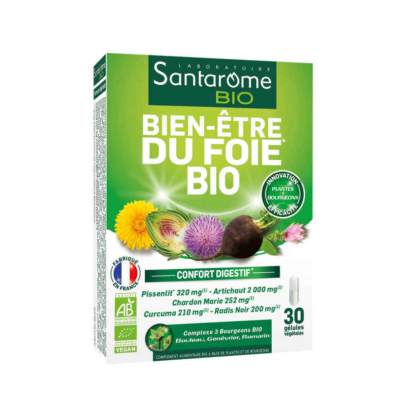 SANTAROME Bien-être du Foie BIO | 30 gélules