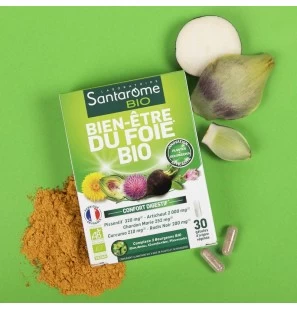 SANTAROME Bien-être du Foie BIO | 30 gélules