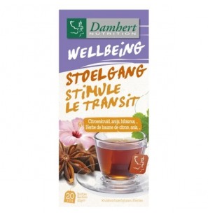 Damhert Wellbeing Thé StimuleLe Transit Boite 20 sachets