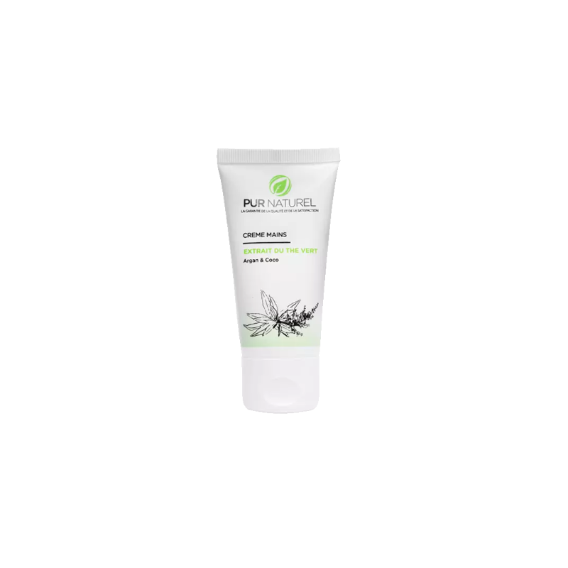 PUR NATUREL crème mains Thé vert 50ml