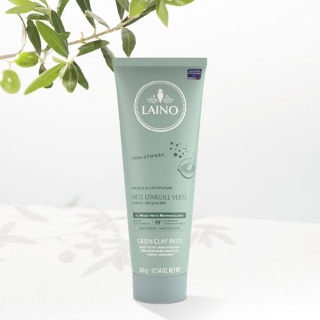 Laino pâte d'argile verte tube 350g