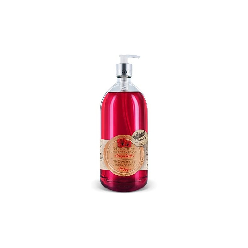 LES PETITS BAINS DE PROVENCE COQUELICOT gel douche 1L