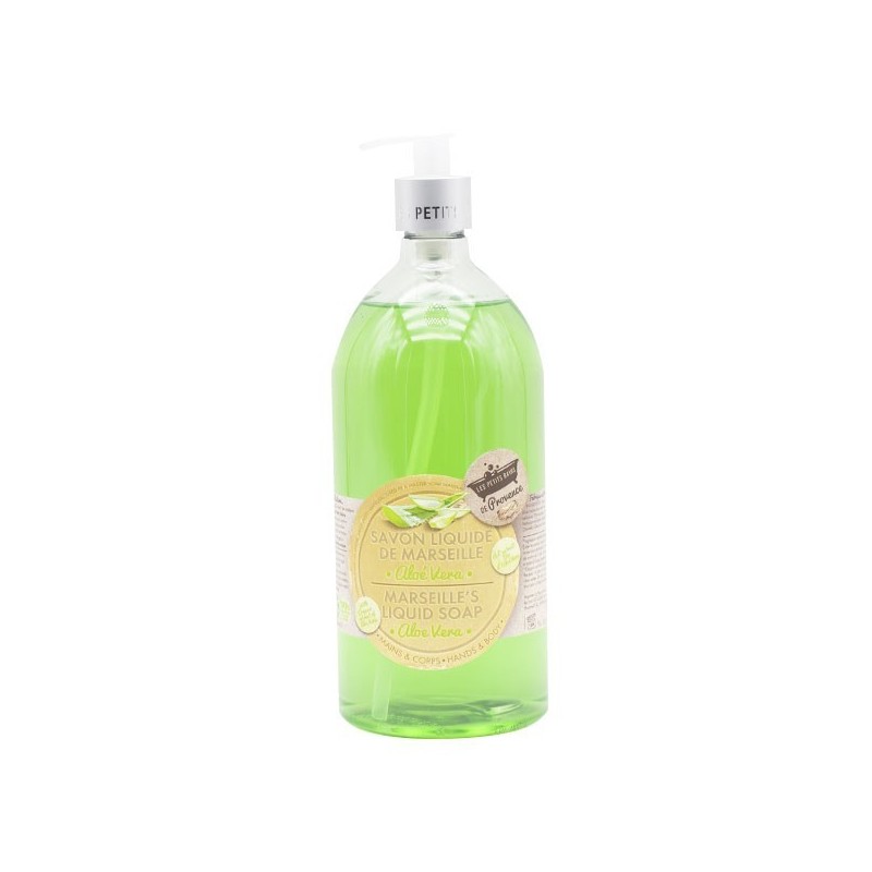 Les Petits Bains de Provence Savon liquide de Marseille Aloe verra  1L