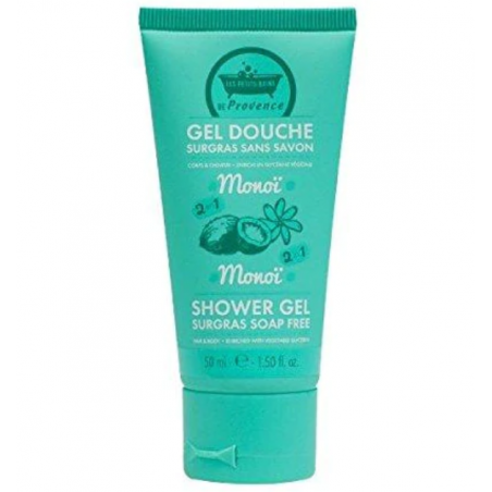 LES PETITS BAINS DE PROVENCE Gel douche surgras sans savon monoi 50 ml