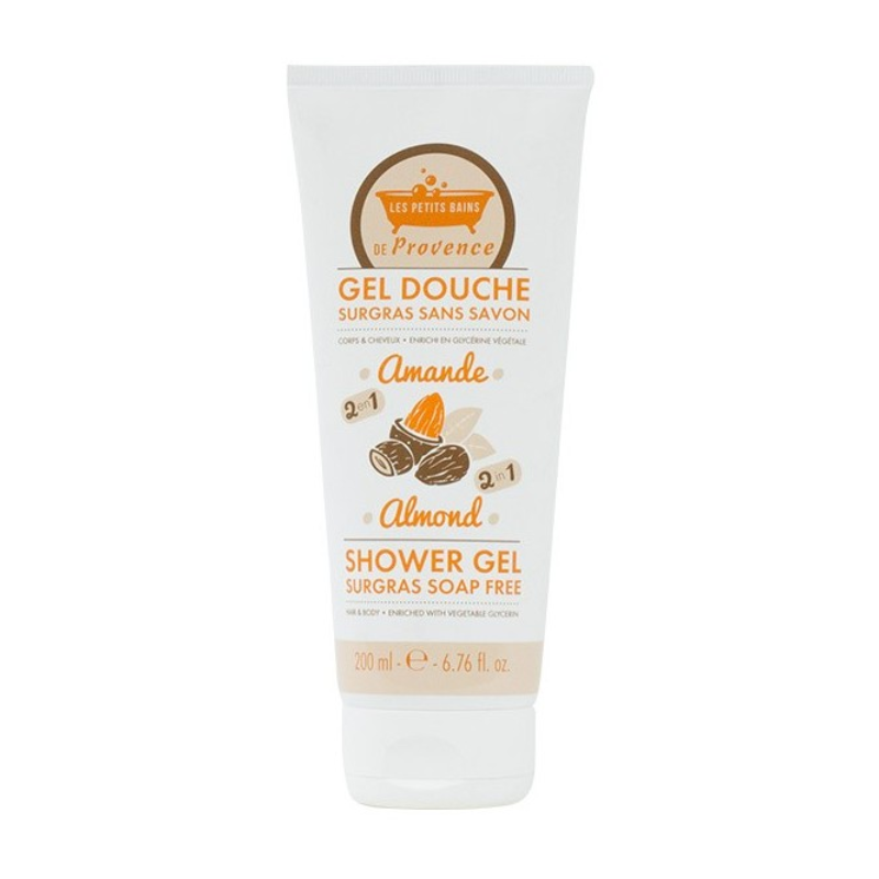 LES PETITS BAINS DE PROVENCE Gel douche surgras sans savon Fleur de coton 200 ml