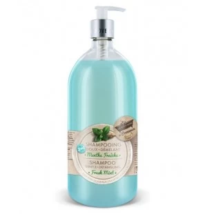 LES PETITS BAINS DE PROVENCE Shampooing Doux Menthe fraiche 1L