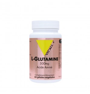 VIT'ALL+ L-Glutamine 500mg boite 60 gélules
