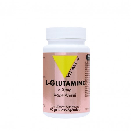 VIT'ALL+ L-Glutamine 500mg boite 60 gélules