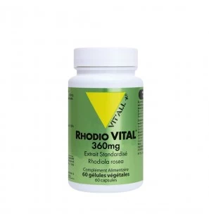 VIT'ALL+ Rhodio Vital® 360mg boite 30 gélules