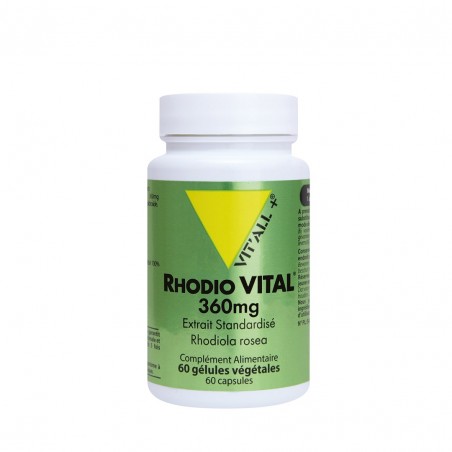 VIT'ALL+ Rhodio Vital® 360mg boite 30 gélules