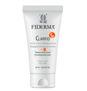 FIDERMA CLARIFID crème solaire dépigmentante spf 50+ | 50 ml