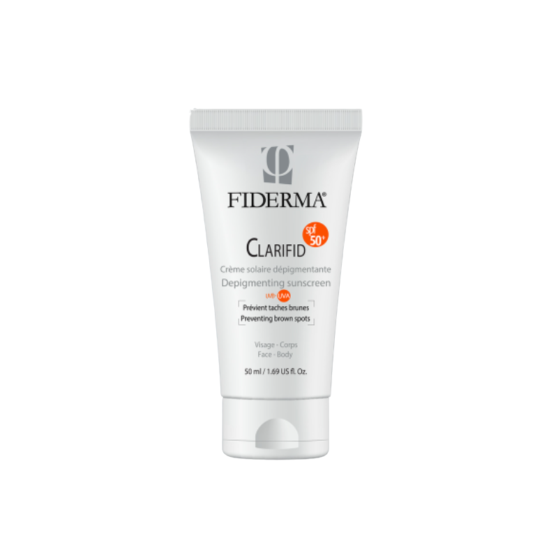 FIDERMA CLARIFID crème solaire dépigmentante spf 50+ | 50 ml