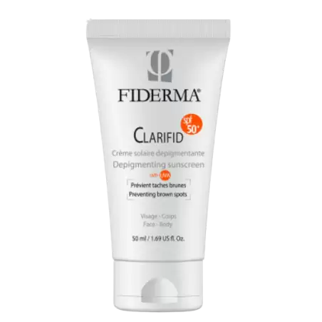 FIDERMA CLARIFID crème solaire dépigmentante spf 50+ | 50 ml