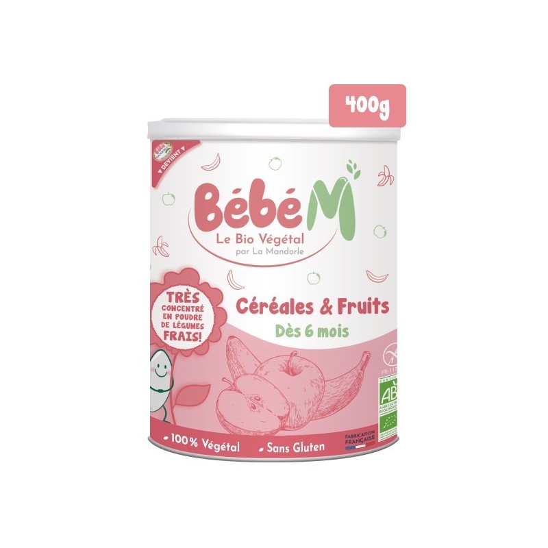 BEBE M FRUITS céréales | 400 G