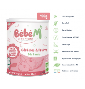 BEBE M FRUITS céréales | 400 G
