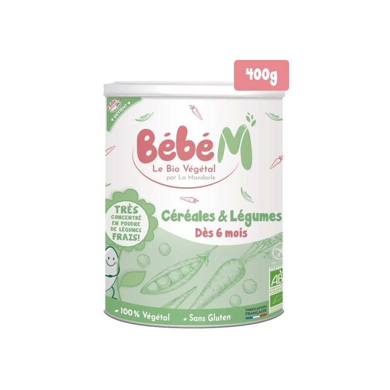 BEBE M LEGUMES céréales | 400 G