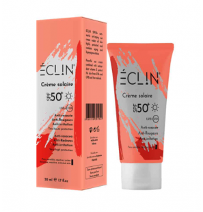 ECLIN crème solaire spf 50+ anti rougeurs | 50 ml