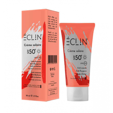 ECLIN crème solaire spf 50+ anti rougeurs | 50 ml