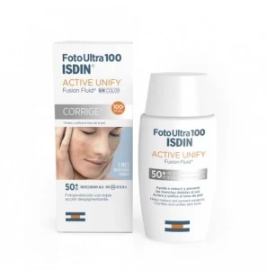 ISDIN FOTOULTRA Active Unify fusion fluide invisible spf 50 | 50 ml