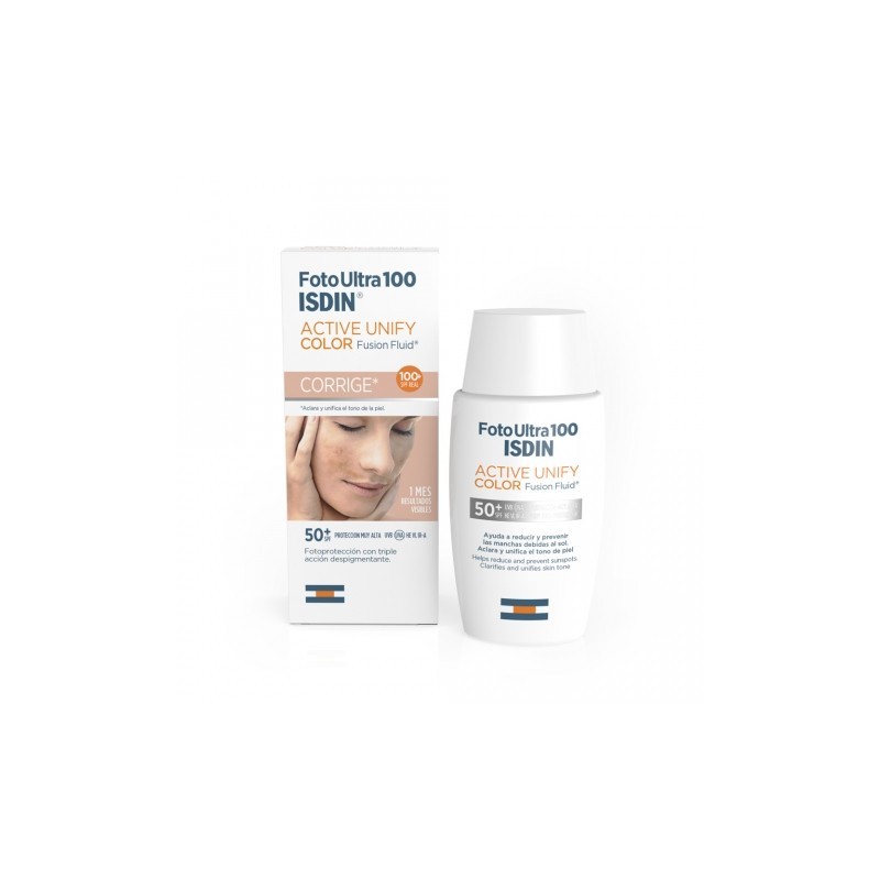 ISDIN FOTOULTRA Active Unify fusion fluide color spf 50 + | 50 ml ISDIN FOTOULTRA Active Unify fusion fluide color spf 50 + | 50 ml