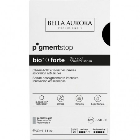 BELLA AURORA PIGMENTSTOP BIO 10 FORTE sérum anti tâches peau sensible 30 ml