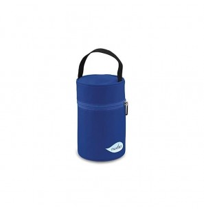 NUVITA boîte thermique alimentaire en acier inoxydable avec sac de transport - bleu