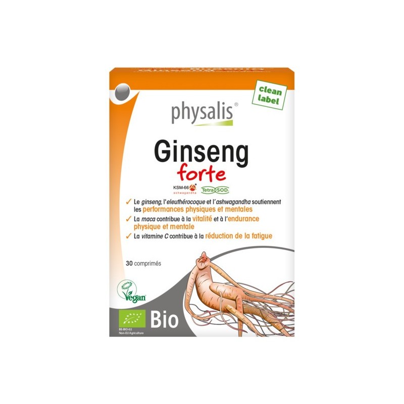 Physalis Ginseng Forte BIO boite 30 comprimés