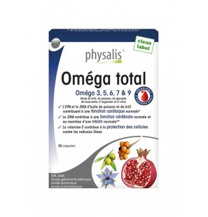 Physalis Oméga Total boite 30 capsules