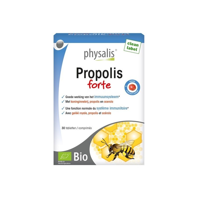 Physalis Propolis Forte BIO boite 30 comprimés