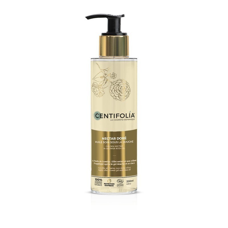 CENTIFOLIA Nectar Doré huile soin sous la douche 200 ml