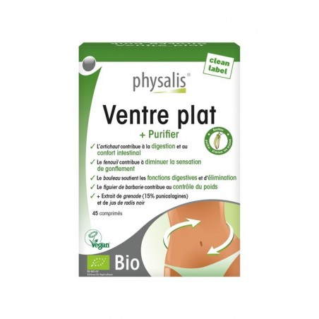 Physalis Ventre Plat BIO boite 45 comprimés
