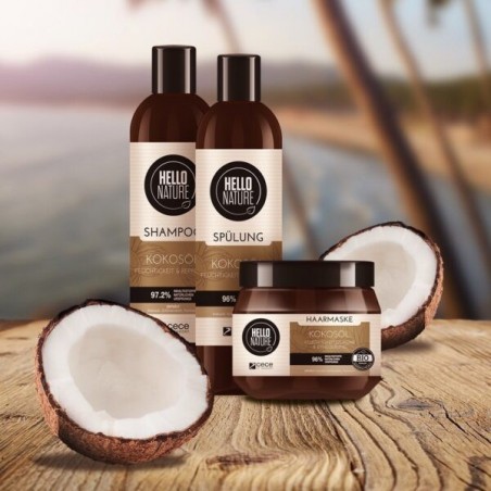 HELLO NATURE Coconut Oil shampooing | 300 ml