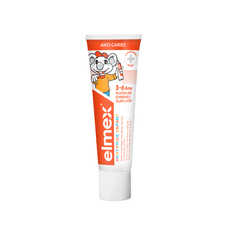 ELMEX dentifrice Enfant 3-6 ans 50 ml