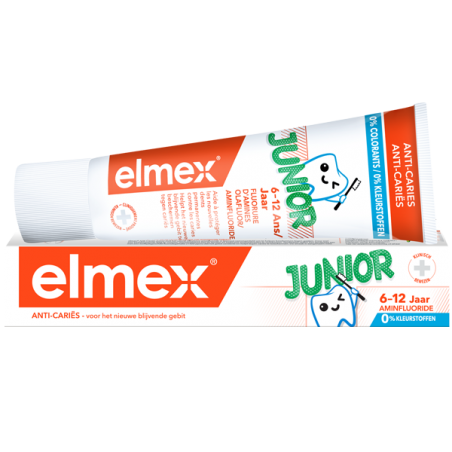 ELMEX dentifrice Junior 6-12 ans 75 ml