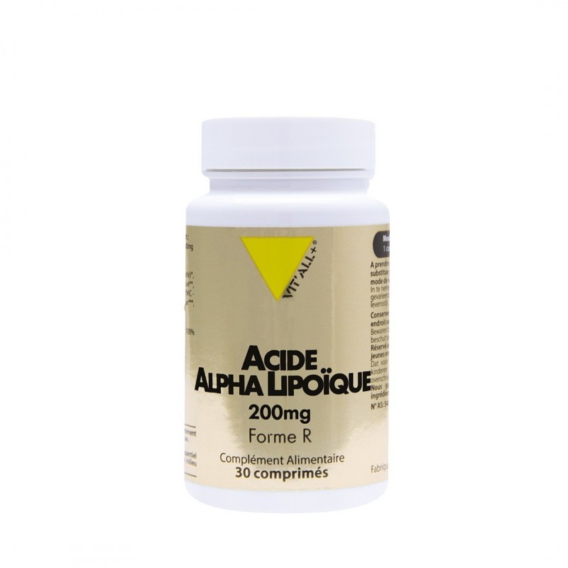 VIT'ALL+ Acide Alpha-lipoïque 200mg boite 30 comprimés