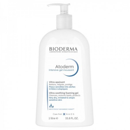 BIODERMA ATODERM intensive gel moussant nettoyant 1 L