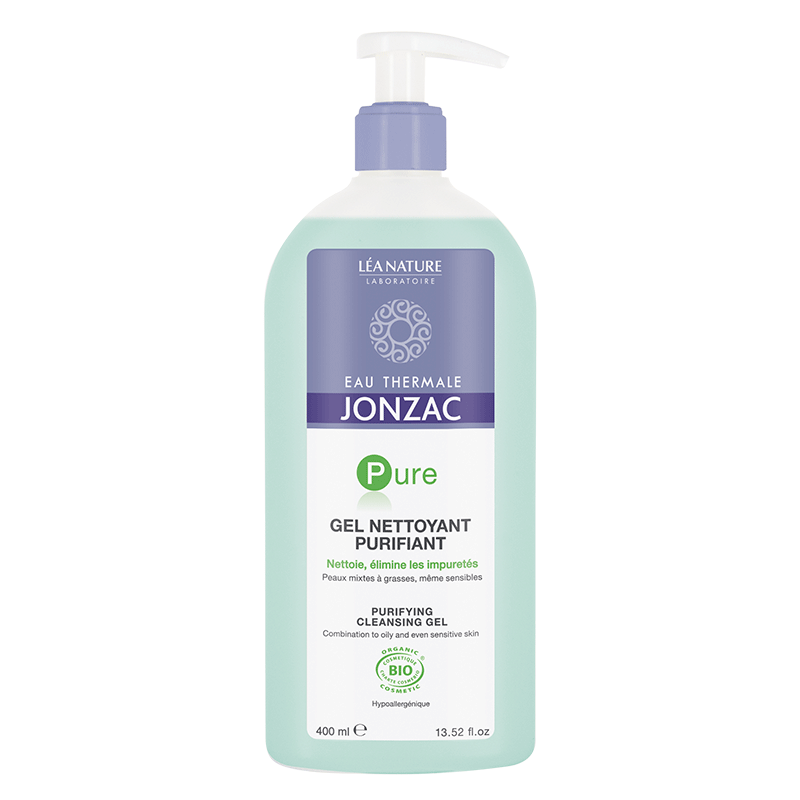 JONZAC PURE gel nettoyant purifiant BIO 400 ml