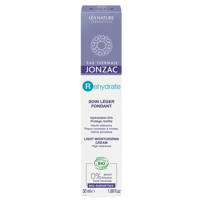 JONZAC REHYDRATE soin fondant léger BIO 50 ml