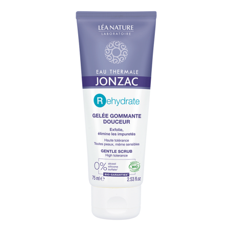 JONZAC REHYDRATE gelée gommante douceur BIO 75 ml