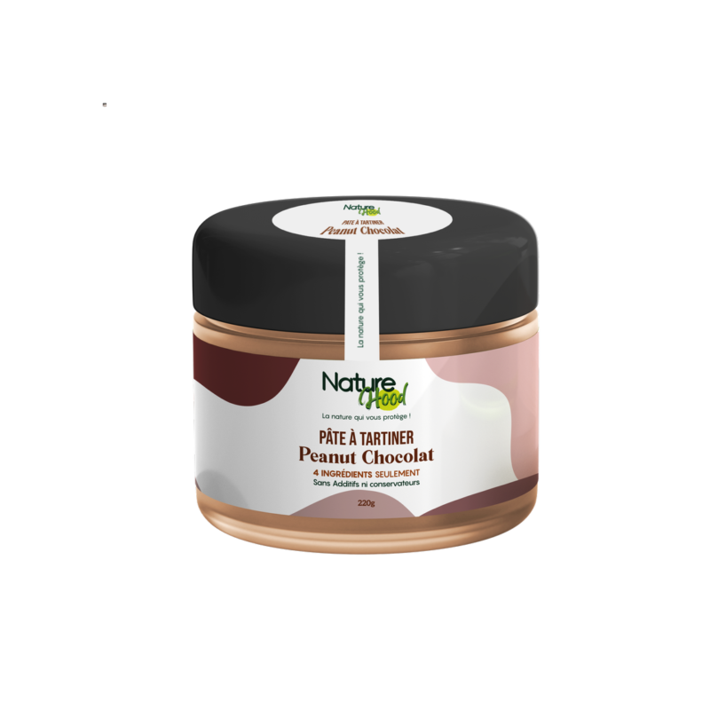 NATURE HOOD Pâte à tartiner Peanut Chocolat 220gr