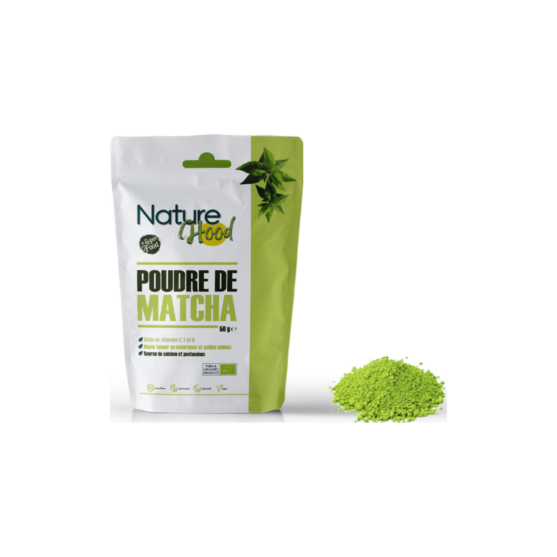 NATURE HOOD poudre de Matcha BIO 50G