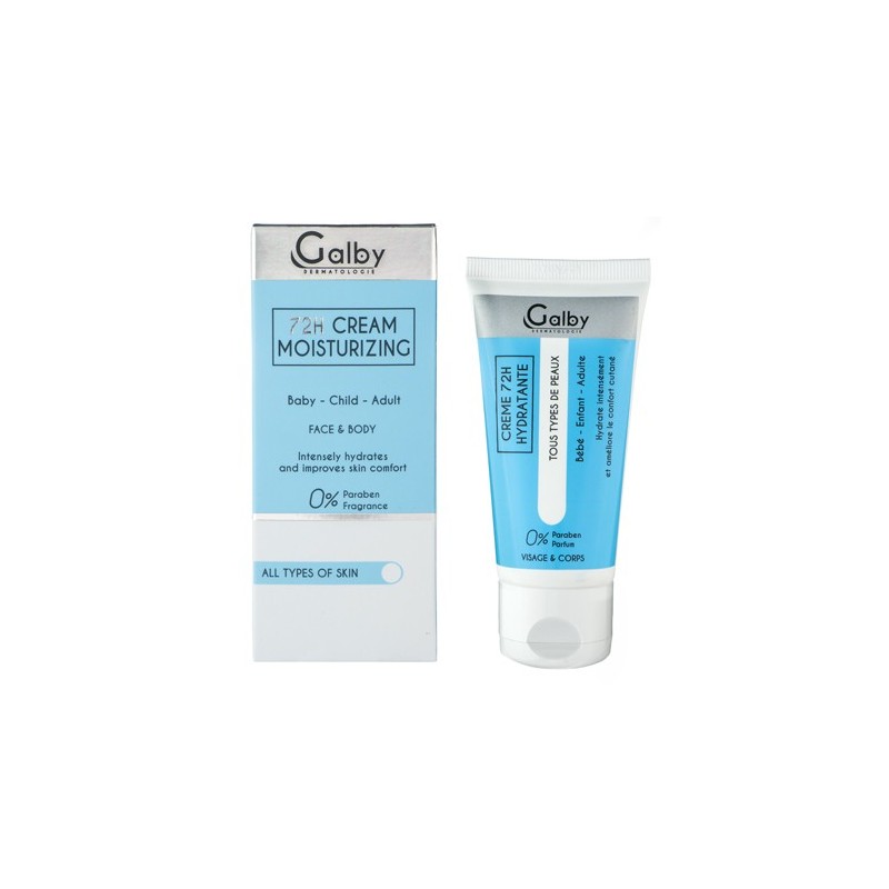 Galby crème hydratante 72H 50 ml