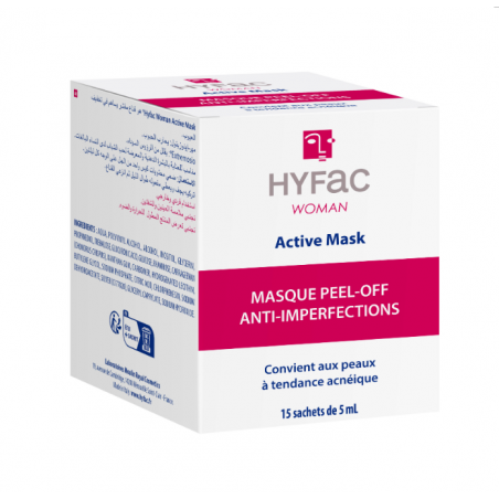 HYFAC WOMEN Active Mask peel-off boite de 15