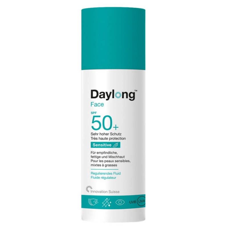 DAYLONG SENSITIVE FACE  fluide régulateur  spf 50+ | 50 ml